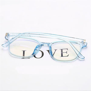 Square Eye Glasses Frames for Men Women Ladies Flat Mirror Clear Frame For Myopia Eyeglasses Retro PC Frame Fake Glasses