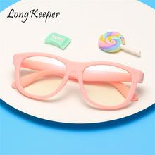 Load image into Gallery viewer, Square Glasses Kids Anti Blue Light Blocking Optical Frame Children Eyeglasses Girl Boy Clear lenses UV400 Anti Glare