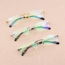 Load image into Gallery viewer, Square Frameless titanium glasses frame men optical glasses frame women Retro eyeglasses frame Women&#39;s spectacle frames Men&#39;s