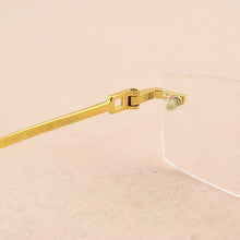 Load image into Gallery viewer, Square Frameless titanium glasses frame men optical glasses frame women Retro eyeglasses frame Women&#39;s spectacle frames Men&#39;s