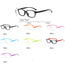 Carica l&#39;immagine nel visualizzatore di Gallery, Square Glasses Frame Child Samll Eyewear Frame Girls/Boys Clear Lens Eyeglasses Frame Children Retro Anti-blue Glasses for kids