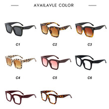 Load image into Gallery viewer, Square Glasses Frames Women Sunglasses Plastic Rivets Clear Prescription Eyewear  Brand Designer Glasses Men Frame