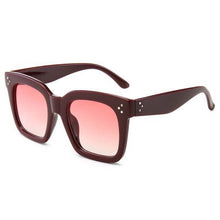 Load image into Gallery viewer, Square Glasses Frames Women Sunglasses Plastic Rivets Clear Prescription Eyewear  Brand Designer Glasses Men Frame