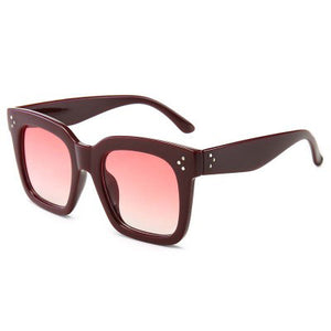 Square Glasses Frames Women Sunglasses Plastic Rivets Clear Prescription Eyewear  Brand Designer Glasses Men Frame