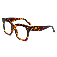 Load image into Gallery viewer, Square Glasses Frames Women Sunglasses Plastic Rivets Clear Prescription Eyewear  Brand Designer Glasses Men Frame