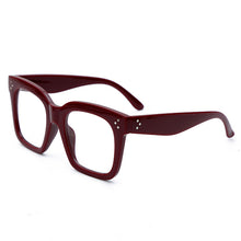Load image into Gallery viewer, Square Glasses Frames Women Sunglasses Plastic Rivets Clear Prescription Eyewear  Brand Designer Glasses Men Frame
