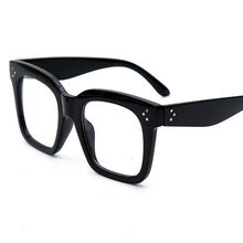 Load image into Gallery viewer, Square Glasses Frames Women Sunglasses Plastic Rivets Clear Prescription Eyewear  Brand Designer Glasses Men Frame