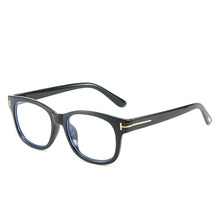 Carica l'immagine nel visualizzatore di Gallery, Occhiali quadrati sfumati ambra che bloccano la luce blu Occhiali firmati UV400 Occhiali da donna con tendenza unisex che bloccano la luce blu