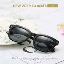 Load image into Gallery viewer, Square James Bond Sunglasses 2023 Men Women Brand Designer Vintage Black Frame Sun Glasses UV400 Eyewear