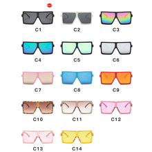 Load image into Gallery viewer, Square Kids Corlorful Sunglasses Girls Baby Boys Festival Punk Oversized Sunglasses UV400 Children Gift Oculos De Sol Masculino