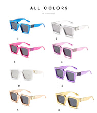 Load image into Gallery viewer, Square  Brand Desinger Men Women Shades Uv400 Vintage Women Sunglasses Lunette De Soleil Homme