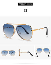 Load image into Gallery viewer, Square Men Sunglasses  2023 Luxuri Brand Designer Sun Glasses For Man UV400  oculos de sol masculino