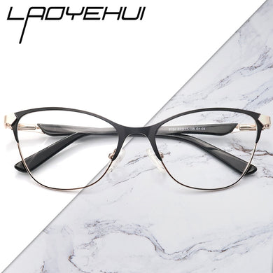 Occhiali da vista quadrati in metallo con montatura per donna Uomo Occhiali trasparenti finti Occhiali da computer da donna Designer di marca di lusso 