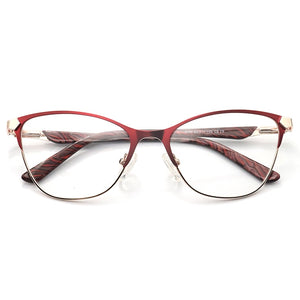 Occhiali da vista quadrati in metallo con montatura per donna Uomo Occhiali trasparenti finti Occhiali da computer da donna Designer di marca di lusso 
