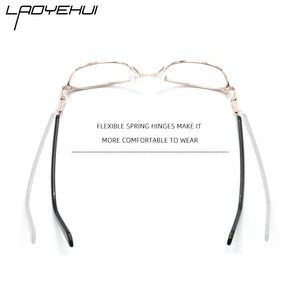 Occhiali da vista quadrati in metallo con montatura per donna Uomo Occhiali trasparenti finti Occhiali da computer da donna Designer di marca di lusso 