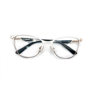 Occhiali da vista quadrati in metallo con montatura per donna Uomo Occhiali trasparenti finti Occhiali da computer da donna Designer di marca di lusso 