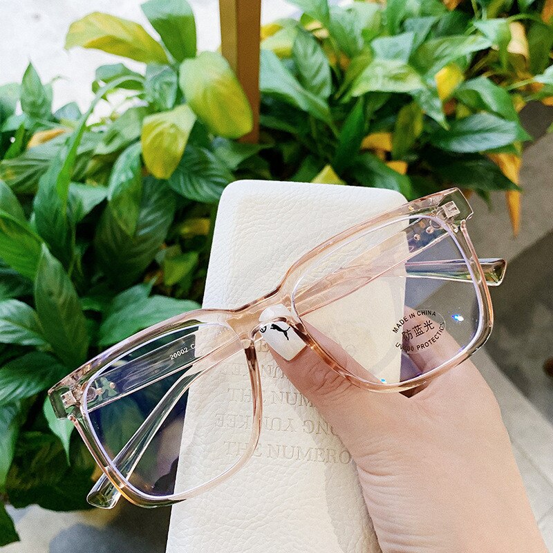 Square Myopia Frames Anti Blue Light Women's Men's Eyewear Frame Spectacles Frames Ladies Transparent Optical Eye Glasses