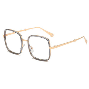 Square NO Blue Light Glasses Frames Sunglasses Optical Frames Men Women Spectacles Frames Prescription Eyeglasses