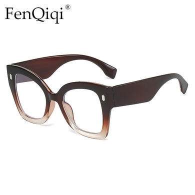 Square Optical Frame Women 2023 Brand Desiger Anti Blue Light Glasses Men Frame Prescription Transparent Spectacle Frames