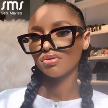 Load image into Gallery viewer, Square Optical Glasses Frames Women  Brand Designer Myopia Frame Prescription Glasses Woman Classic Ladies Clear Lens