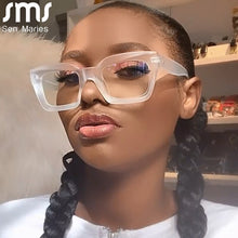 Load image into Gallery viewer, Square Optical Glasses Frames Women  Brand Designer Myopia Frame Prescription Glasses Woman Classic Ladies Clear Lens