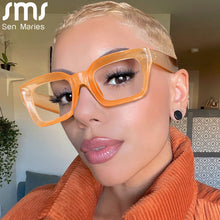 Load image into Gallery viewer, Square Optical Glasses Frames Women  Brand Designer Myopia Frame Prescription Glasses Woman Classic Ladies Clear Lens