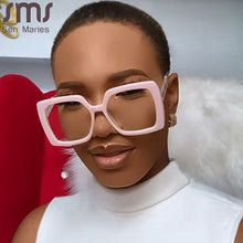 Load image into Gallery viewer, Square Optical Glasses Frames Women Men Oversized Clear Lens Glasses Myopia Frame Prescription Brand Designer Eyeglasses Eyewear