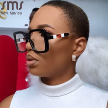 Load image into Gallery viewer, Square Optical Glasses Frames Women Men Oversized Clear Lens Glasses Myopia Frame Prescription Brand Designer Eyeglasses Eyewear