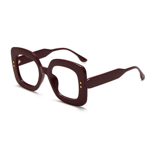 Square Optical Glasses Women Men Anti-blue Vintage Clear Glasses Eyeglasses Frame Transparent Lens Spectacle Frame Prescription