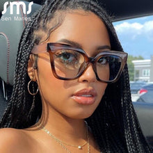 Load image into Gallery viewer, Square Optical Glasses Women Men Clear Anti Blue Light Blocking Glasses Frame Prescription Transparent Spectacle Frames Unisex