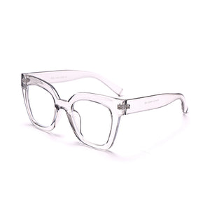 Square Optical Glasses Women Men Clear Anti Blue Light Blocking Glasses Frame Prescription Transparent Spectacle Frames Unisex