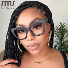 Load image into Gallery viewer, Square Optical Glasses Women Men Clear Anti Blue Light Blocking Glasses Frame Prescription Transparent Spectacle Frames Unisex
