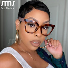 Load image into Gallery viewer, Square Optical Glasses Women Men Clear Anti Blue Light Blocking Glasses Frame Prescription Transparent Spectacle Frames Unisex