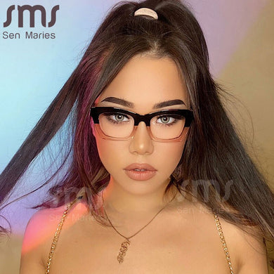 Square Optical Glasses Women Men Clear Anti Blue Light Blocking Glasses Frame Spectacle Frames Unisex Computer Glasses