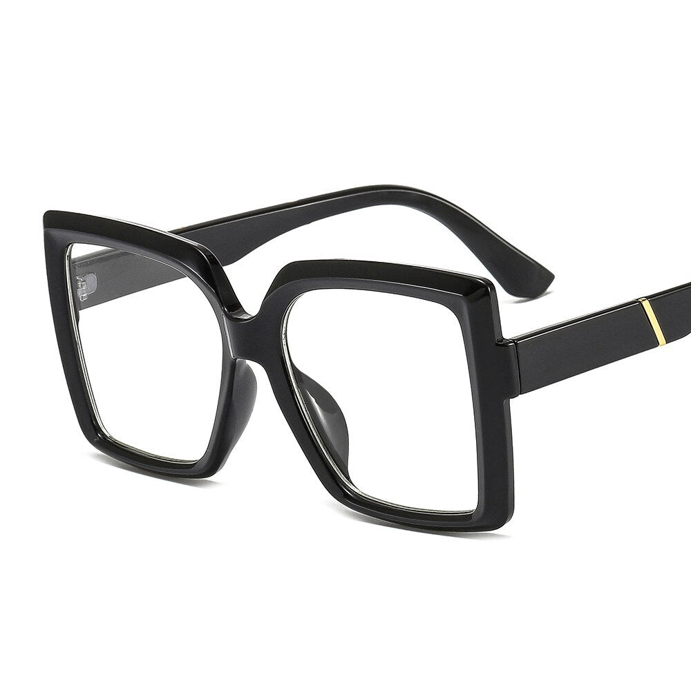 Square Optical Glasses Women Men Clear Lens Glasses Frame Prescription Transparent Spectacle Frames Unisex Eyeglasses