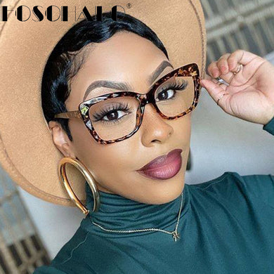 Square Optical Glasses Women Men Computer Glasses Transparent Lens Prescription Spectacle Frames Unisex