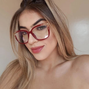 Square Optics Glasses Women Frames Vintage Transparent Lens Glasses Men Prescription Myopia Eyeglasses Frames