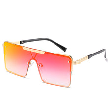 Load image into Gallery viewer, Square Oversized Sun Glasses Women 2023 Mirrored Gradient Eyewear Glasses Gafas De Sol Hombre Sunglasses Gafas De Sol Hombre