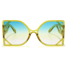Load image into Gallery viewer, Square Oversized Sunglasses Women 2023 Steampunk Vintage Sunglasses Retro Sunglasses Men Gradient Eyewear Punk Ladies