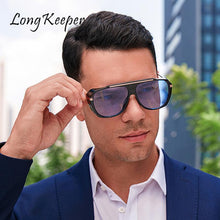 Load image into Gallery viewer, Square Oversized Sunglasses Women Men Pilot Sun Glasses Vintage Retro Driving Sun Glasses Metal Frame Punk Eyewear Gafas De Sol