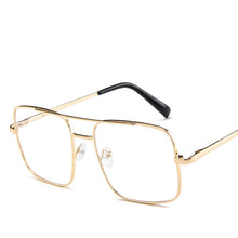 Load image into Gallery viewer, Square Pilot Sunglasses Men Driving 2023 Male  Brand Sun Glasses For Women Metal Designer Cool Shades MIRROR retro