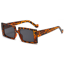 Load image into Gallery viewer, Square Pink Sunglasses Women Retro Brand Sun Glasses Female Rectangle Gradient Colors Leopard Oculos De Sol