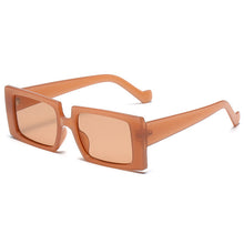 Load image into Gallery viewer, Square Pink Sunglasses Women Retro Brand Sun Glasses Female Rectangle Gradient Colors Leopard Oculos De Sol