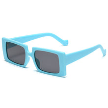 Load image into Gallery viewer, Square Pink Sunglasses Women Retro Brand Sun Glasses Female Rectangle Gradient Colors Leopard Oculos De Sol