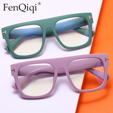 Square Plastic Optical Glasses Frames Anti Blue Light Men Women Computer Eye Glasses Oculos De Grau