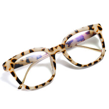 Load image into Gallery viewer, Square Plastic Optical Glasses Frames Anti Blue Light Men Women Zebra Computer Eye Glasses Lentes Opticos Oara Mujer