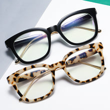 Load image into Gallery viewer, Square Plastic Optical Glasses Frames Anti Blue Light Men Women Zebra Computer Eye Glasses Lentes Opticos Oara Mujer