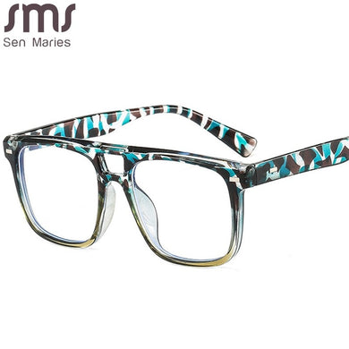 Occhiali da vista quadrati da donna Montature per occhiali fotocromatici ottici classici miopia Montature per occhiali vintage da uomo