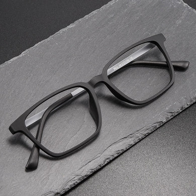 Square Pure Titanium Myopia Glasses Men Optical Large Frame Ultra-Light Prescription Glasses Frame Decorative Glasses Frame 9822