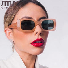 Load image into Gallery viewer, Square Rectangle Sunglasses Women Men  Brand Designer Sun Glasses Vintage Punk Sunglasses Eyeglasses UV400